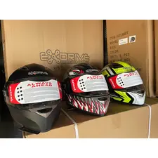 Мотошолом EXdrive EX-09 Glossy Black розмір L  купити в Україні
