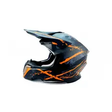 Мотошолом EXdrive EX-806 Spider Matt Orange розмір L  купити в Україні