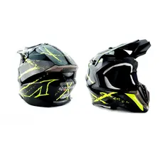 Мотошолом EXdrive EX-806 Spider Glossy Green розмір M  купити в Україні