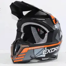 Мотошолом EXdrive EX-806 Matt Orange розмір L  купити в Україні