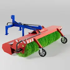 Щетка дорожная PALCHES DG-250K с мусорным ковшом, фото 