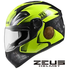 Мотошлем інтеграл Zeus ZS-811 Жовтий Неон (Розмір S)  купити в Україні