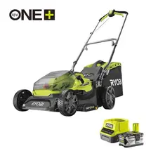 Газонокосилка аккумуляторная Ryobi RY18LMX40B-0 без АКБ и ЗУ, фото 