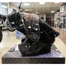 Мотошлем модуляр FXW HF-130 - черный (XL), фото 