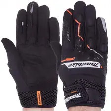 Перчатки текстильные с защитой, Madbike MAD-62 красные р.M (шт.), фото 