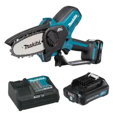 Аккумуляторная цепная пила Makita CXT UC100DWA, 12 В, 100 мм, 2 Ач, АКБ, Зарядное устройство, фото 