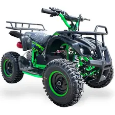 Электроквадроцикл MotoZona Bomber NEW 1000W/36V (Зеленый), фото 