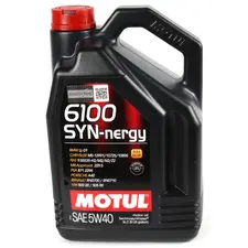 Моторное масло Motul 6100 Syn-nergy 5W40 5L, фото 