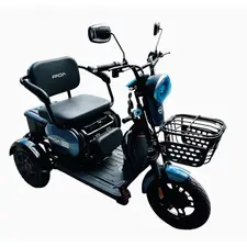 Электротрайк FADA OLDi MAX 1100W (трехколесный электроскутер) бирюзовый, фото 