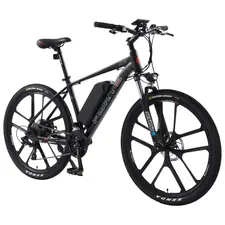 Електричний велосипед Forte Matrix 26 E-Bike (чорно-червоний)  купити в Україні