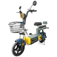 Электроскутер SPARK VOLT синий с желтым, фото 