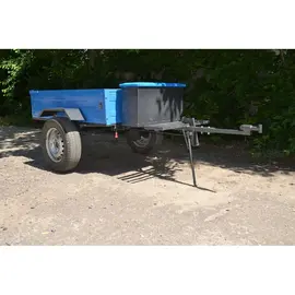 Причіп для мотоблока 1.4*1.1 м (з дисковими гальмами, маточина універсальна)  купити в Україні