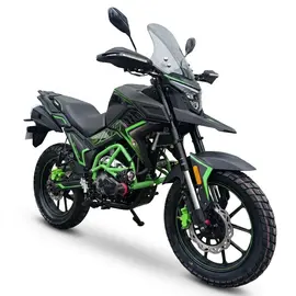 Мотоцикл Spark SP300T-2 (TEKKEN 300 dual sport) (черный с зеленым), фото 