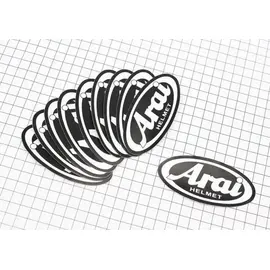 Наклейка "Arai" мала 10шт (9,5х4,5см)  купити в Україні