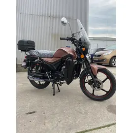 Мопед Viper V125S ALPHA (коричневий) фото 4 купити в Україні