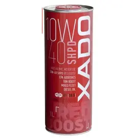 Масло XADO Atomic Oil 10W-40 SHPD RED BOOST 1л, фото 
