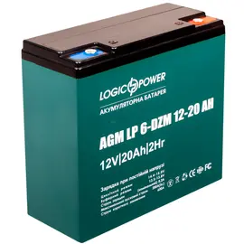 
Тяговый свинцево-кислотный аккумулятор Logicpower LP 6-DZM-20
, фото 