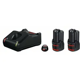 Набор аккумуляторов и ЗУ Bosch, комплект 2 шт, GBA 12 В 2.0 A*год + GAL 12V-40 (1.600.A01.9R8), фото 
