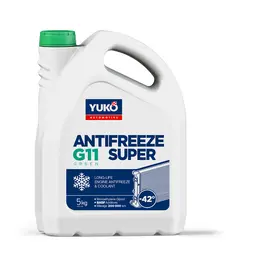 Антифриз YUKO Antifreeze -40 Super G11 зеленый 5л, фото 
