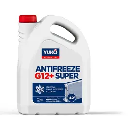 Антифриз YUKO Antifreeze -40  Super G12+ красный 5л, фото 