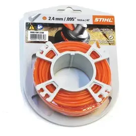 Косильная струна STIHL 2,4мм*14м круглая малошумная (00009302419), фото 
