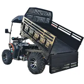 Грузовой Квадроцикл MotoZona  Hummer 400 4x4 Самосвал (Черный), фото 