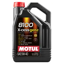 Моторное масло MOTUL 8100 X-cess gen2 5W40 5 л (109776), фото 