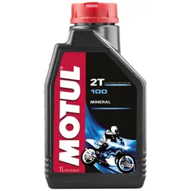 Масло моторное Motul 100 2T MINERAL 1L 104024, фото 