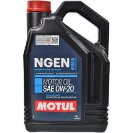 Масло моторное Motul NGEN HYBRID 0W20 4L, фото 