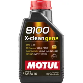 Масло моторное Motul 8100 X-CLEAN GEN2 5W40 1L, фото 