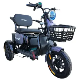 Электротрайк FADA OLDi MAX 1100W (трехколесный электроскутер) фиолетовый, фото 
