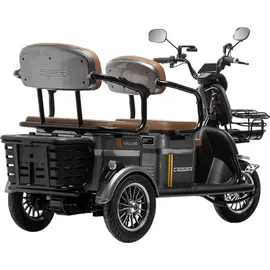 Електротрайк Crosser TR4 Vagon (триколісний електроскутер) чорний 1000w фото 2 купити в Україні