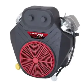 Двигатель Loncin LC2P77FD, 24 л.с., бензиновый, вал 25.36 мм (шпонка), электростартер, фото 