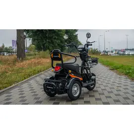 Електроскутер Forte S1-P600 (Чорний) фото 3 купити в Україні