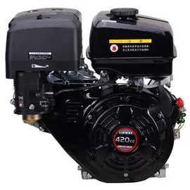 Двигатель Loncin G420FD, 13 л.с., бензиновый, вал 25 мм (шпонка), электростартер, фото 