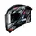 Шолом VIRTUE V-80 чорний із кольоровою графікою size L (трансформер)  купити в Україні