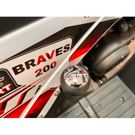 Квадроцикл FORTE BRAVES 200 LUX (біло-червоний) фото 11 купити в Україні