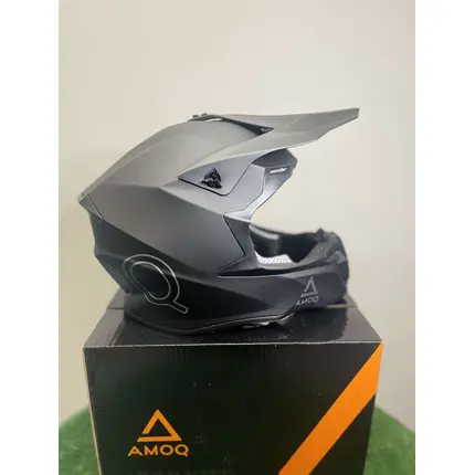 Мотошолом AMOQ Кросовий Black Matt (Розмір S) фото 4 купити в Україні