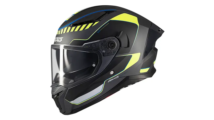 Мотошолом AXXIS PANTHER SV "THORN" size: L (чорно-сіро-жовтий матовий)  купити в Україні