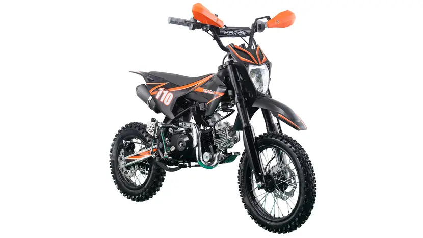 Мотоцикл SPARK SP110P-1 (чорний з жовтим) фото 2 купити в Україні