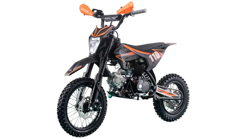 Мотоцикл SPARK SP110P-1 (чорний з жовтим) фото 3 купити в Україні