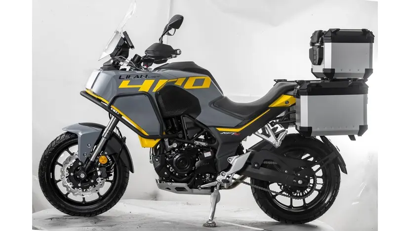 Мотоцикл LIFAN KPT 400 ABS TCS(сіро-жовтий) фото 2 купити в Україні