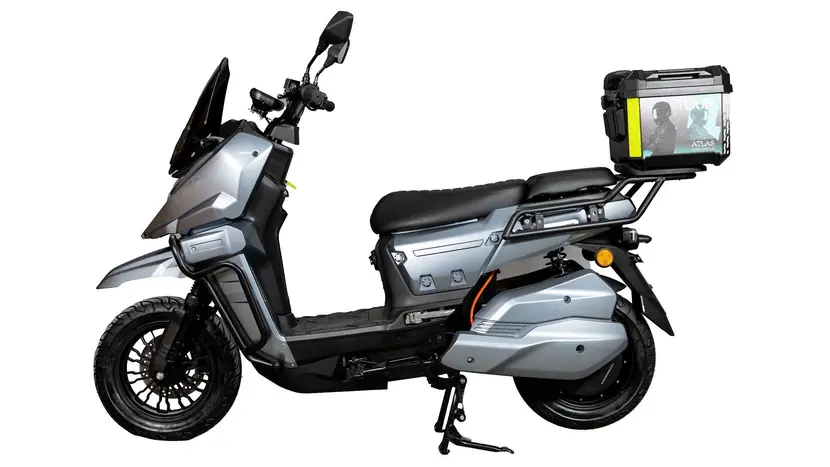 Електроскутер ATLAS Tour Box 2000W (сірий) фото 2 купити в Україні