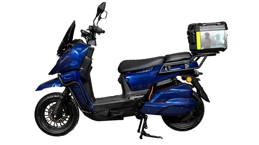Електроскутер ATLAS Tour Box 2000W (синій) фото 2 купити в Україні