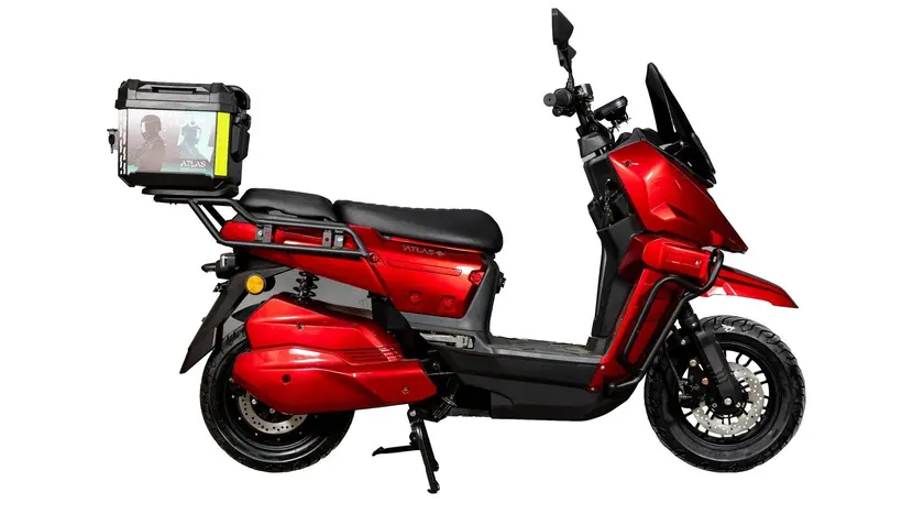 Електроскутер ATLAS Tour Box Plus 2500W (червоний) фото 3 купити в Україні