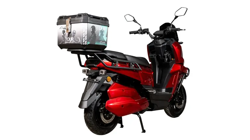 Електроскутер ATLAS Tour Box Plus 2500W (червоний) фото 4 купити в Україні