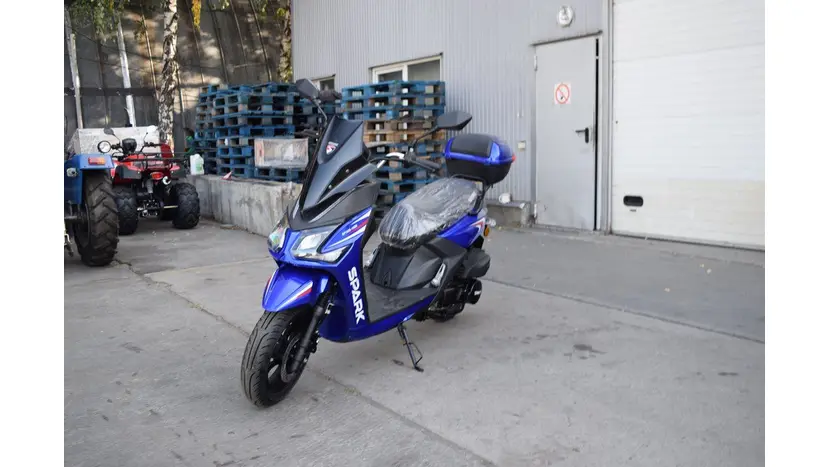 Моторолер Spark SP150S-19BN (синій) фото 3 купити в Україні