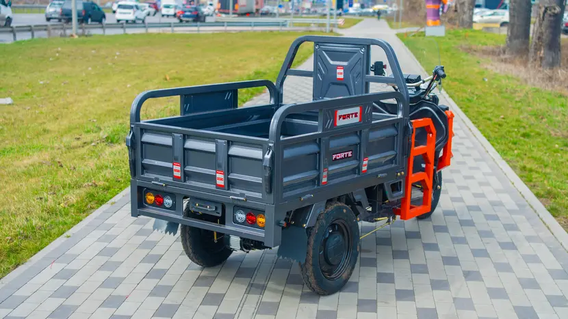 Електротрицикл вантажний FORTE GP-1100-A (сірий) фото 3 купити в Україні
