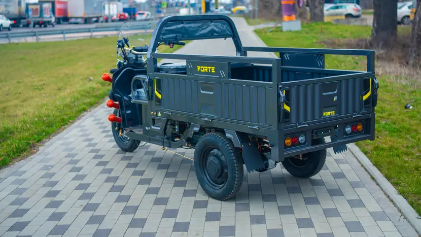 Електротрицикл вантажний FORTE GP-1150-A (сірий) фото 4 купити в Україні