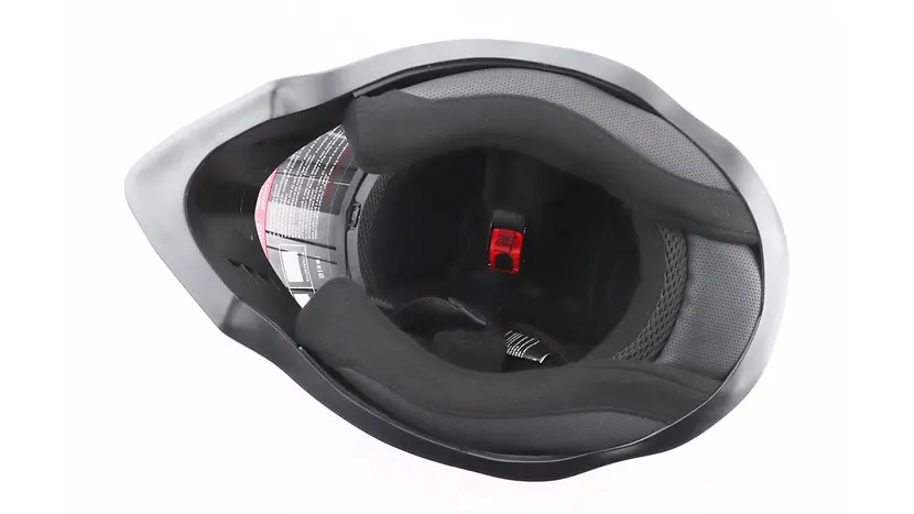 Шлем кроссовый/эндуро/АТV со стеклом BLD-819-7 М (57-58см), ЧЕРНЫЙ/СЕРО-КРАСНЫЙ, фото фото 6